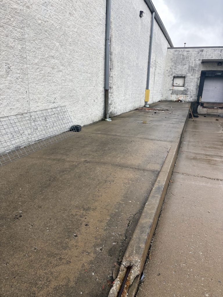 Commercial property loading area cleared and cleaned out by Junk Nurse in Aurora IL