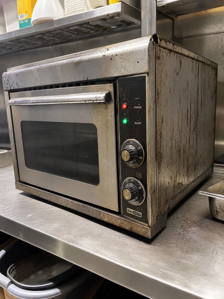 Used commercial countertop convection oven removed from a restaurant kitchen by Junk Nurse in Aurora IL